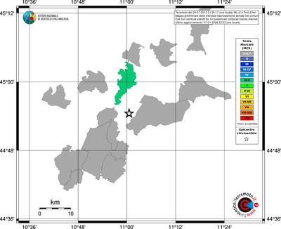 Mappa MCS - territori comuni