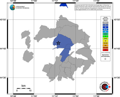 Mappa MCS - territori comuni
