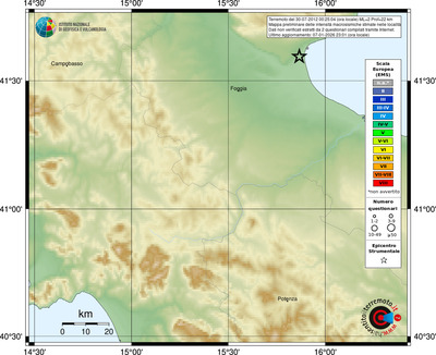 Mappa EMS - località