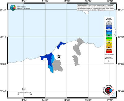 Mappa EMS - territori comuni
