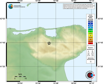 Mappa EMS - località
