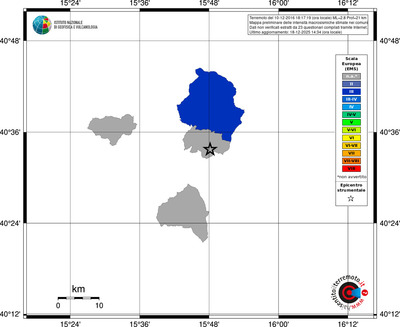 Mappa EMS - territori comuni