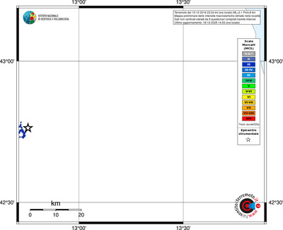 Mappa MCS - territori località