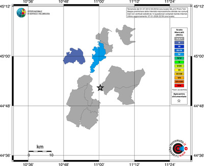 Mappa MCS - territori comuni