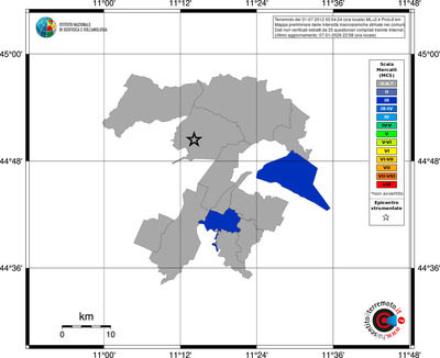 Mappa MCS - territori comuni