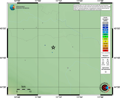 Mappa EMS - località