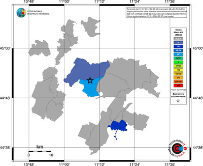 Mappa MCS - territori comuni