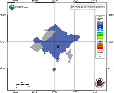 Mappa MCS - territori comuni