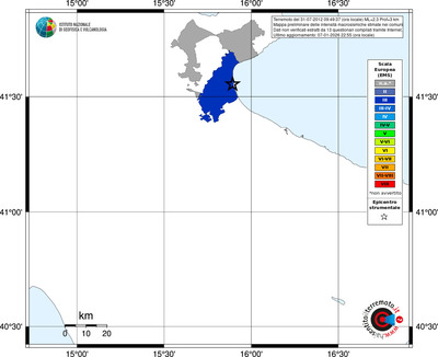 Mappa EMS - territori comuni