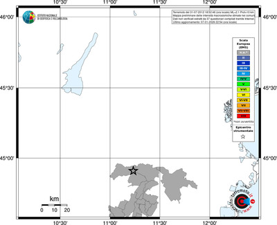 Mappa EMS - territori comuni