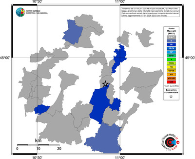 Mappa MCS - territori comuni