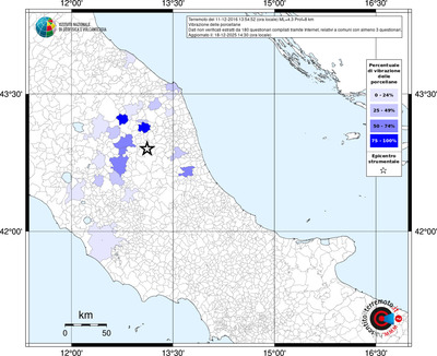 Mappa territorio comunale con almeno 3 questionari