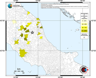 Mappa territorio comunale con almeno 3 questionari