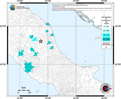Mappa territorio comunale con almeno 3 questionari