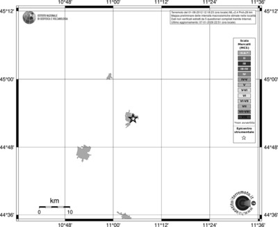 Mappa MCS - territori località