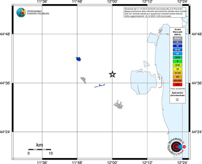 Mappa MCS - territori località