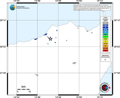 Mappa EMS - territori località