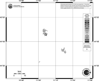 Mappa MCS - territori località