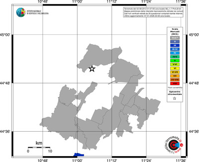 Mappa MCS - territori comuni
