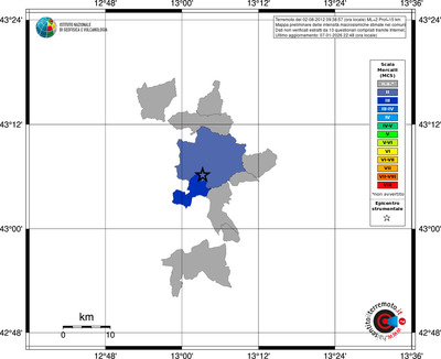 Mappa MCS - territori comuni