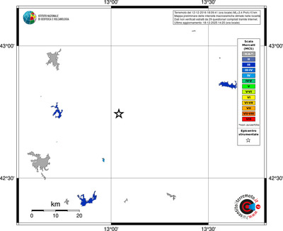 Mappa MCS - territori località