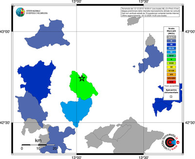 Mappa MCS - territori comuni