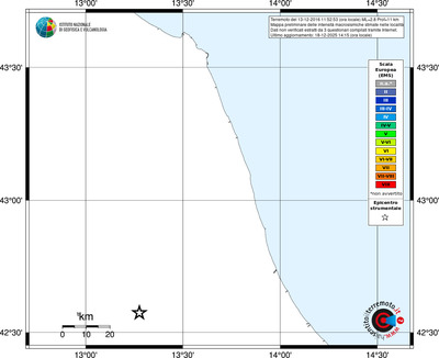 Mappa EMS - territori località