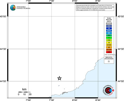 Mappa MCS - territori località