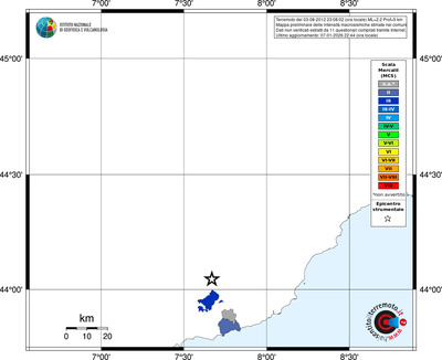 Mappa MCS - territori comuni