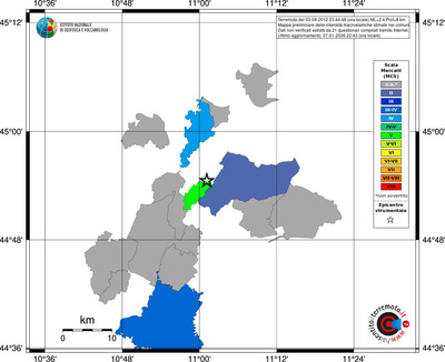 Mappa MCS - territori comuni
