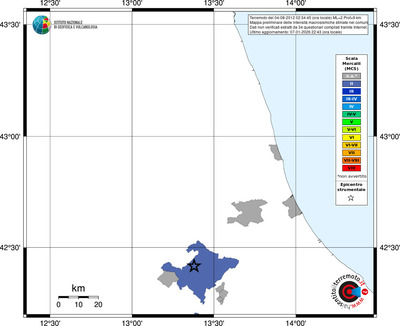 Mappa MCS - territori comuni