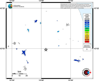 Mappa EMS - territori località