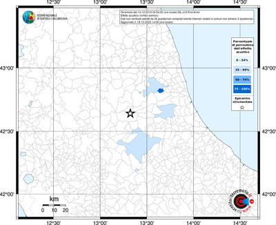 Mappa territorio comunale con almeno 3 questionari