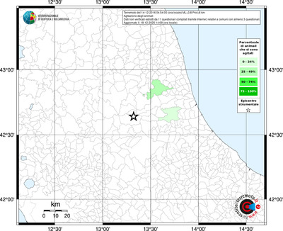 Mappa territorio comunale con almeno 3 questionari