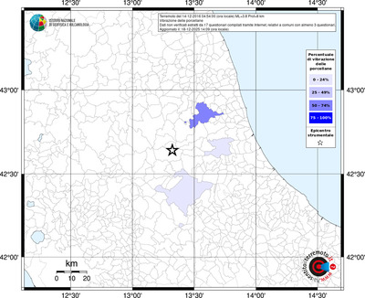 Mappa territorio comunale con almeno 3 questionari
