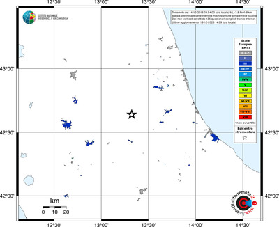 Mappa EMS - territori località