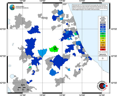 Mappa EMS - territori comuni