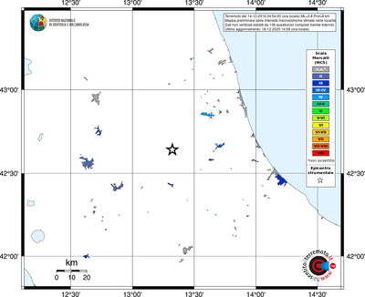 Mappa MCS - territori località