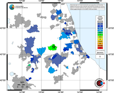 Mappa MCS - territori comuni