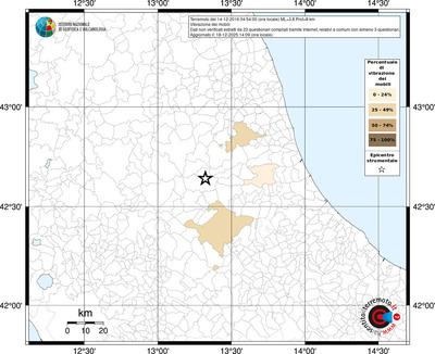 Mappa territorio comunale con almeno 3 questionari