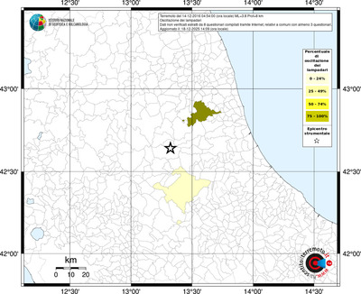Mappa territorio comunale con almeno 3 questionari