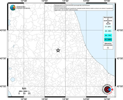Mappa territorio comunale con almeno 3 questionari