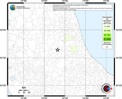 Mappa territorio comunale con almeno 3 questionari