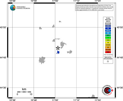 Mappa MCS - territori località