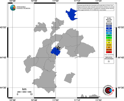 Mappa MCS - territori comuni
