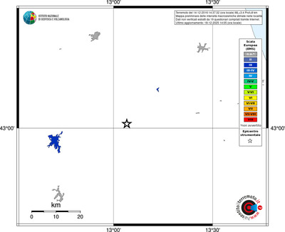 Mappa EMS - territori località