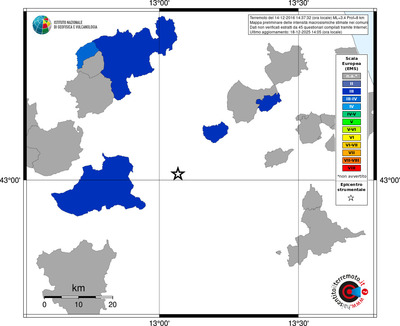 Mappa EMS - territori comuni