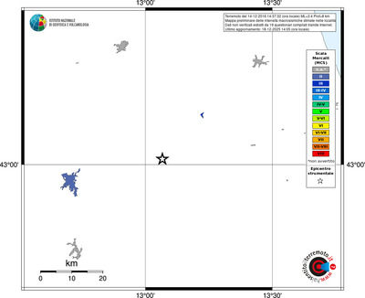 Mappa MCS - territori località
