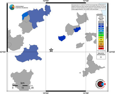 Mappa MCS - territori comuni