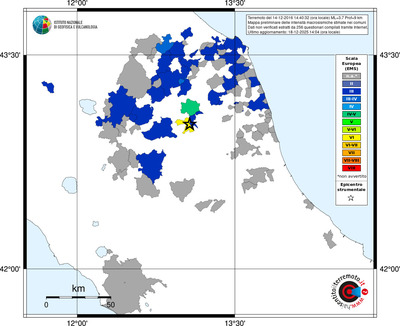 Mappa EMS - territori comuni